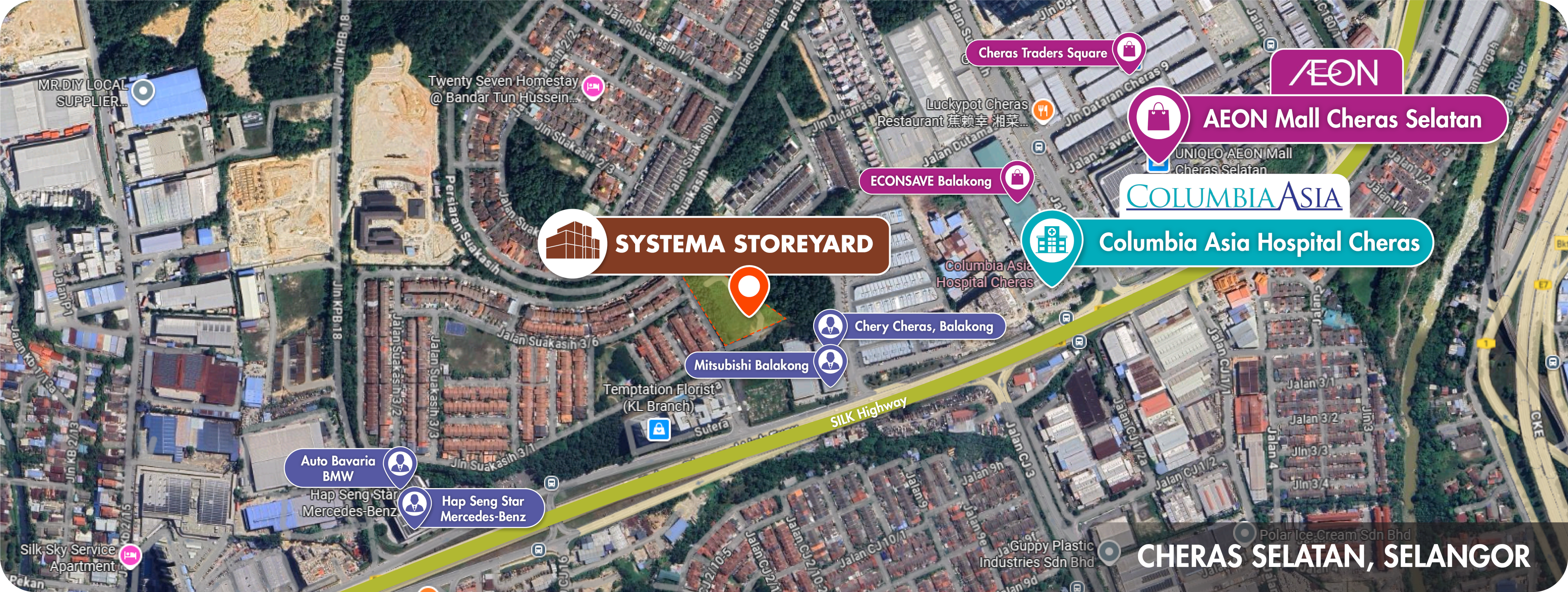 Systema Storeyard Sdn Bhd Location