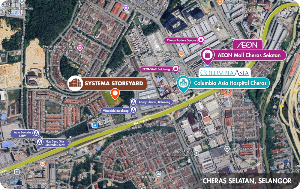Systema Storeyard Sdn Bhd Location