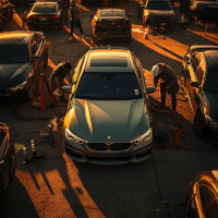 Parking, cleaning, and securing repossessed vehicles